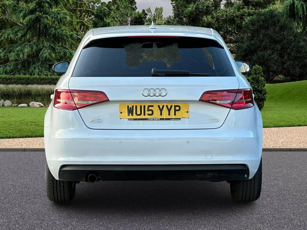 Audi A3 1.6 Tdi Se Technik Sportback S Tronic Euro 6 Ss White #6