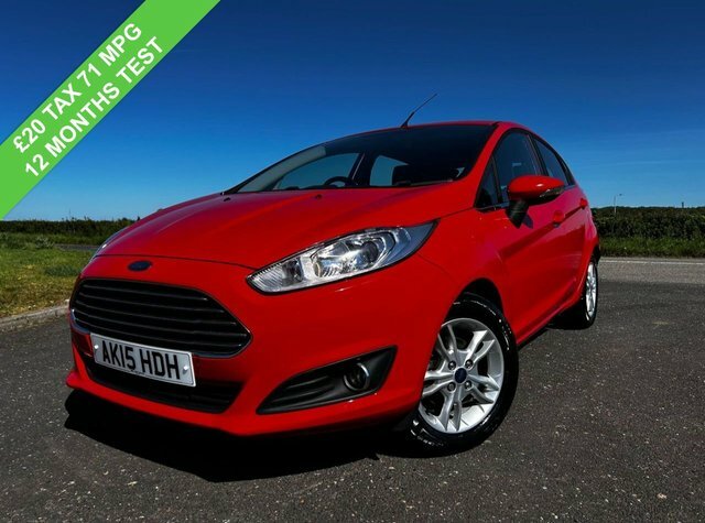 Ford Fiesta 1.5 Tdci Zetec Hatchback Euro 5 Red
