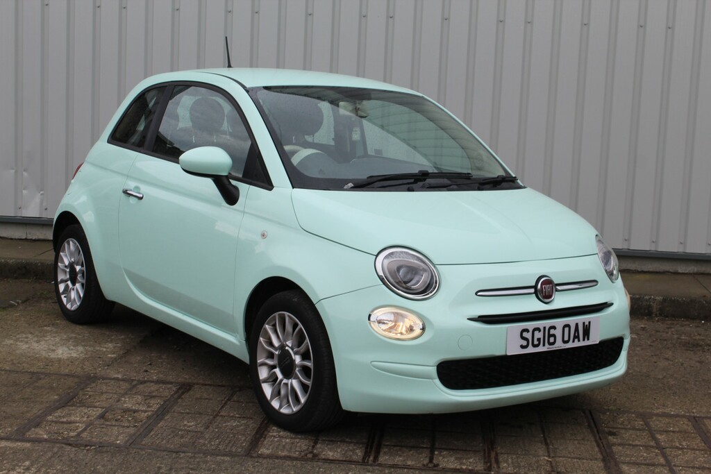 Fiat 500 Hatchback 1.2 500 Pop Star 1.2 69Hp 2016 SG16OAW Green #4