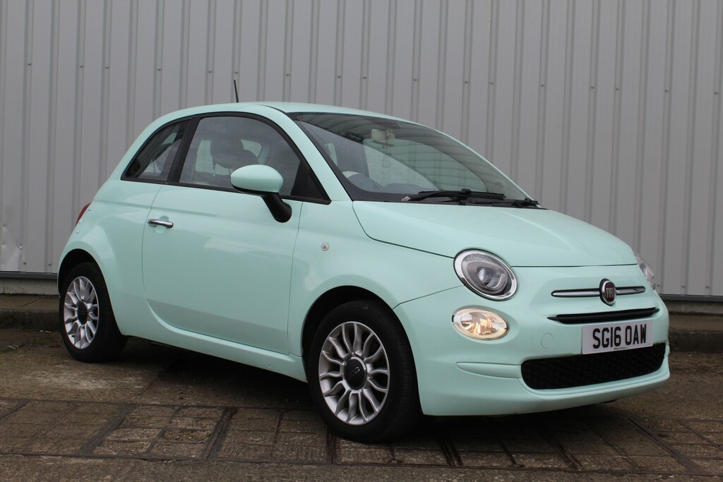 Fiat 500 Hatchback 1.2 500 Pop Star 1.2 69Hp 2016 SG16OAW Green #2