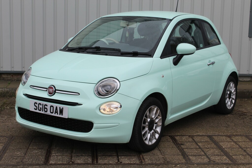 Fiat 500 Hatchback 1.2 500 Pop Star 1.2 69Hp 2016 SG16OAW Green #3