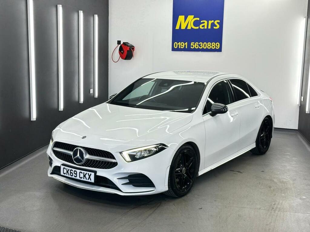 Mercedes-Benz A Class Saloon 1.3 A200 Amg Line 7G-dct Euro 6 Ss CK69CKX White #3