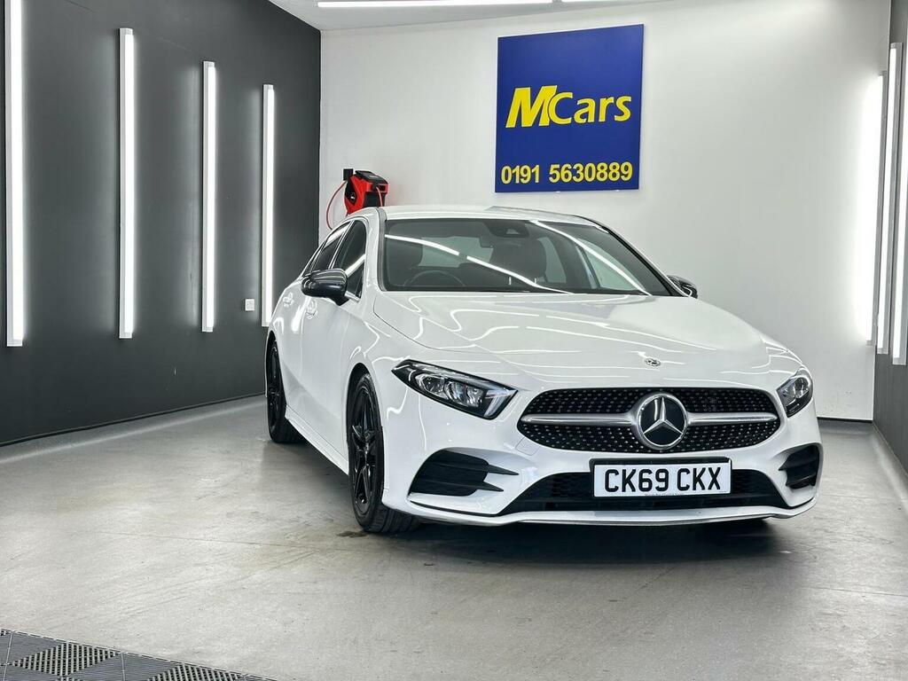 Mercedes-Benz A Class Saloon 1.3 A200 Amg Line 7G-dct Euro 6 Ss CK69CKX White #6
