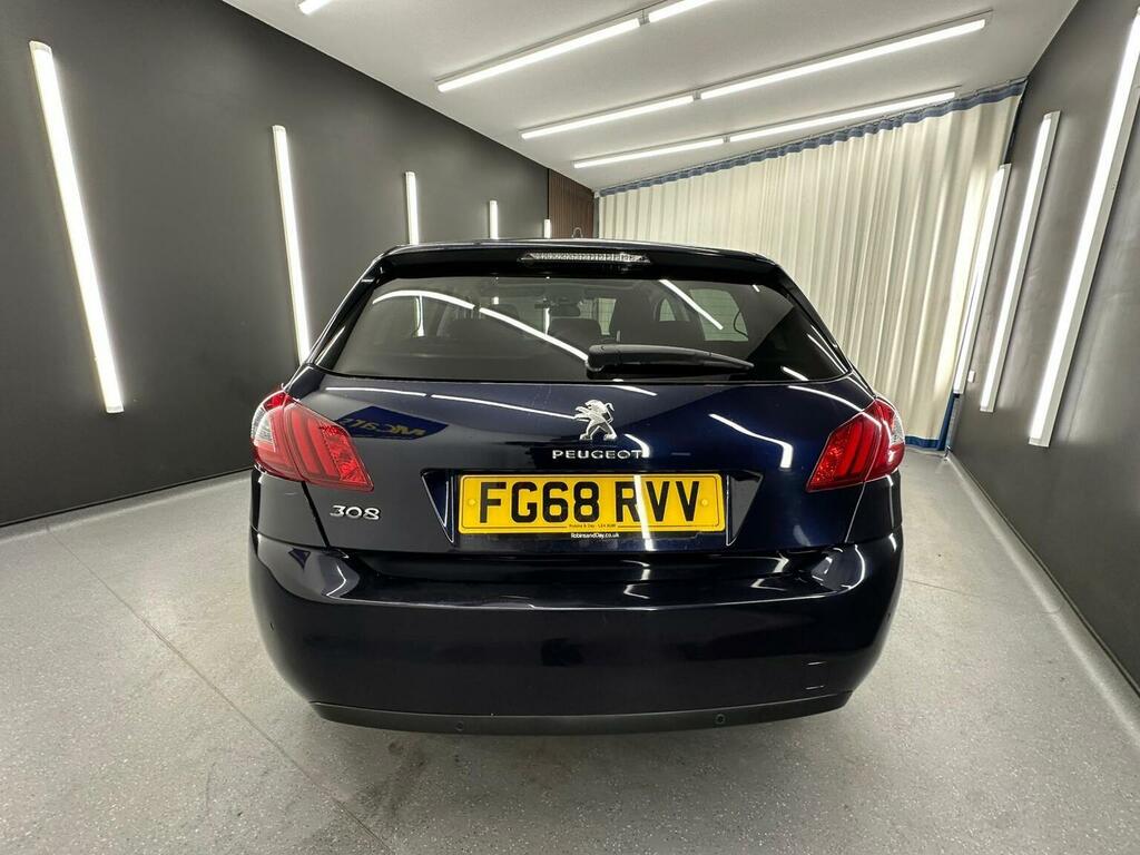 Peugeot 308 Hatchback 1.5 Bluehdi Allure Euro 6 Ss 201 FG68RVV Blue #5