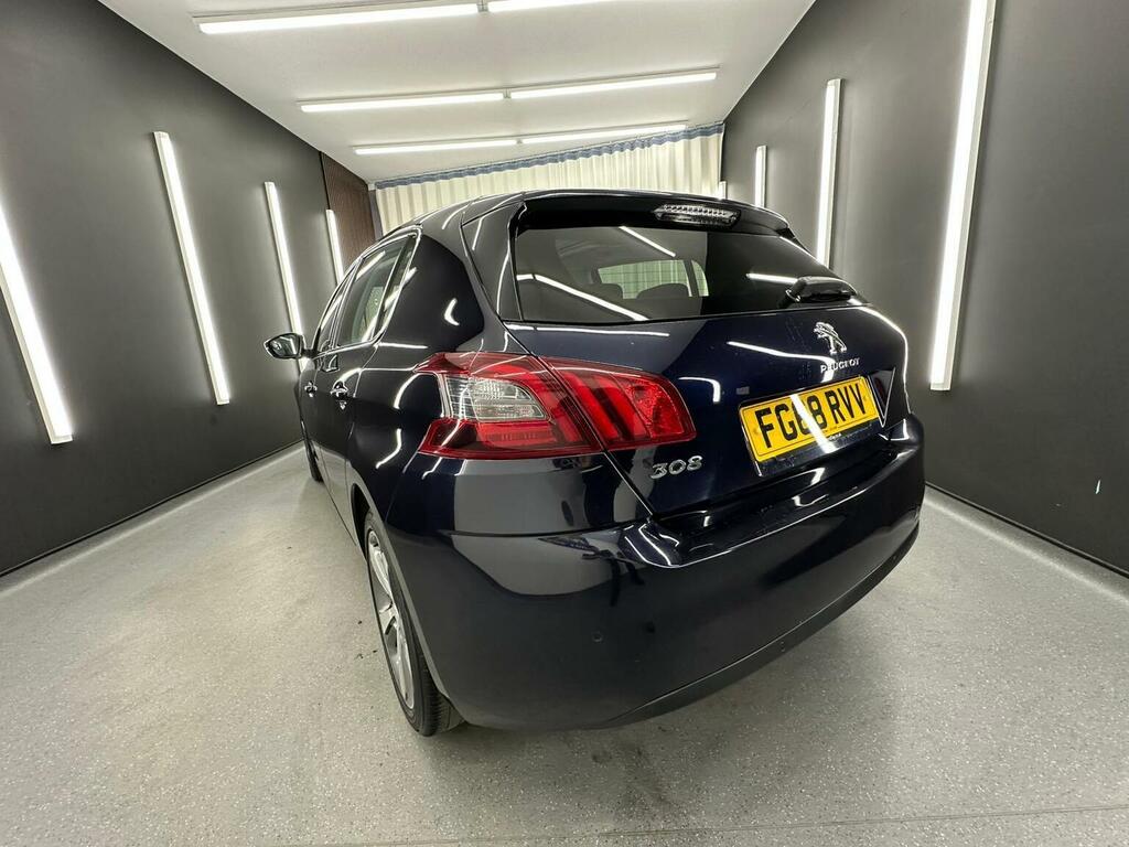 Peugeot 308 Hatchback 1.5 Bluehdi Allure Euro 6 Ss 201 FG68RVV Blue #4