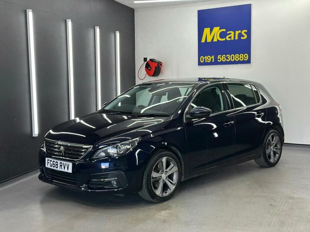 Peugeot 308 Hatchback 1.5 Bluehdi Allure Euro 6 Ss 201 FG68RVV Blue #2