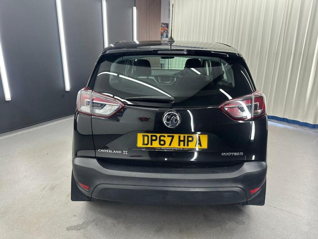 Vauxhall Crossland X Suv 1.6 Turbo D Ecotec Se Euro 6 Ss 20186 DP67HPA Black #5