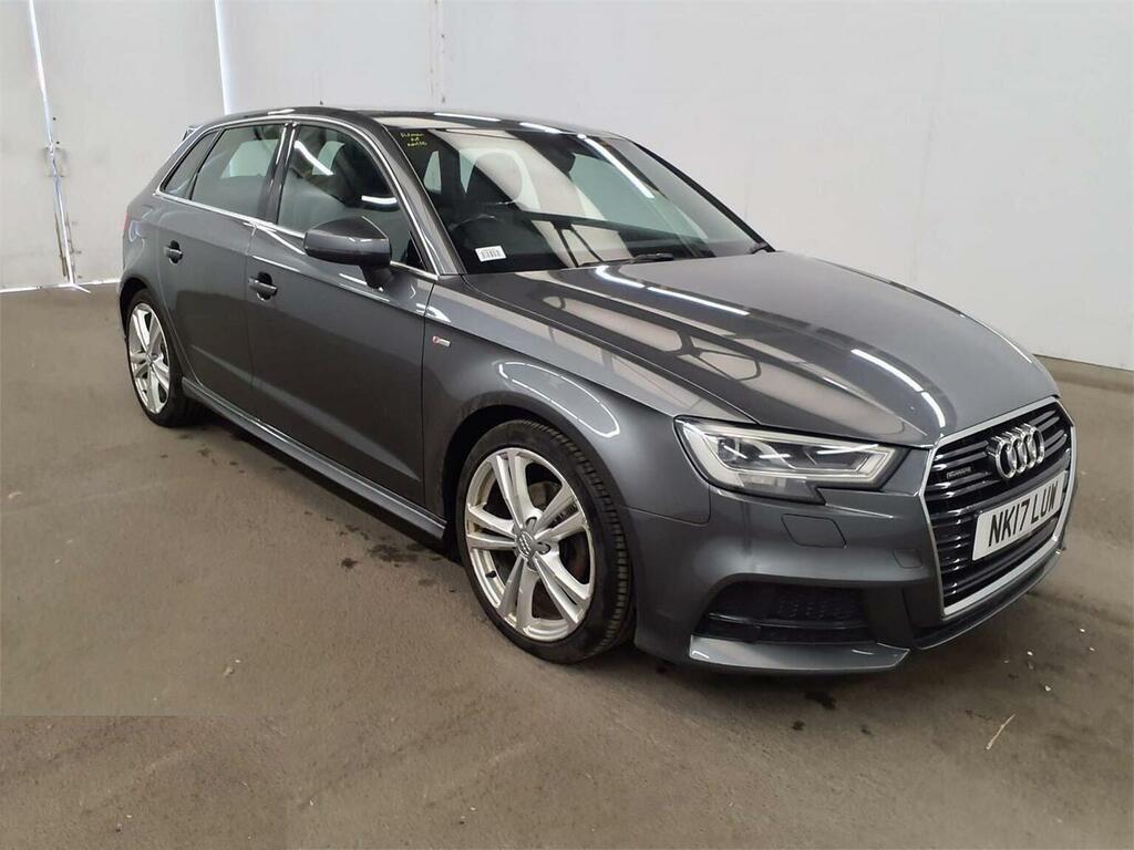 Audi A3 Hatchback 2.0 Tdi S Line Sportback Quattro Euro 6 Grey
