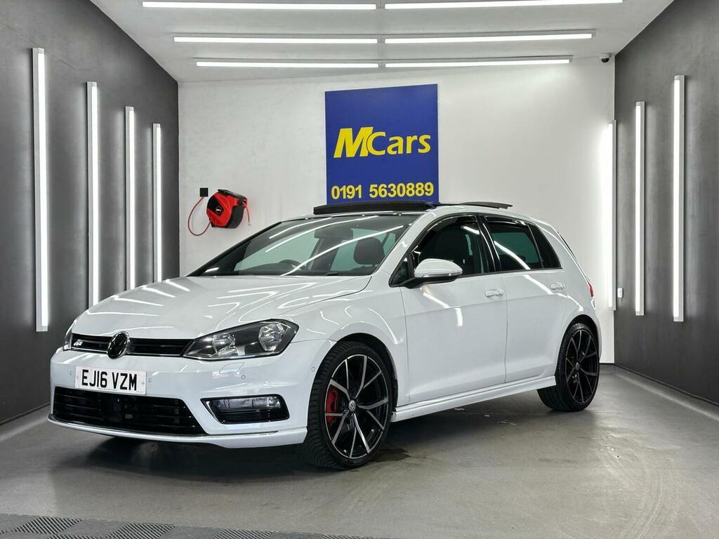 Volkswagen Golf Hatchback 2.0 Tdi Bluemotion Tech R-line Edition E EJ16VZM White #2