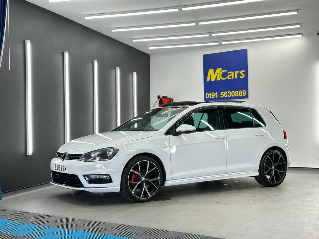Volkswagen Golf Hatchback 2.0 Tdi Bluemotion Tech R-line Edition E EJ16VZM White #3