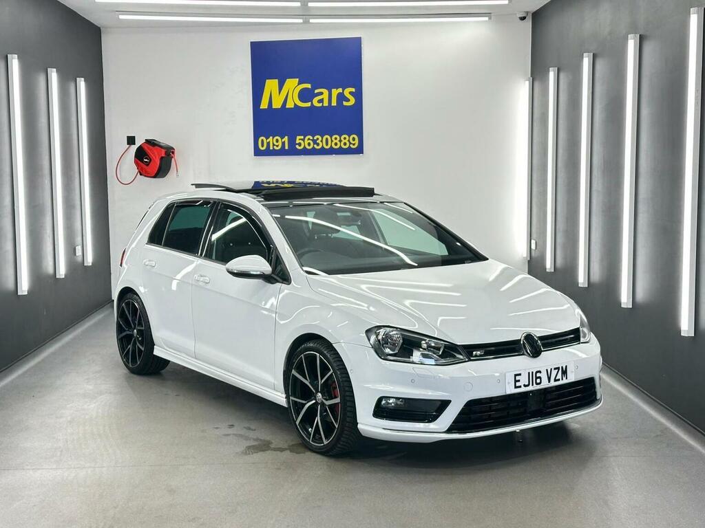 Volkswagen Golf Hatchback 2.0 Tdi Bluemotion Tech R-line Edition E EJ16VZM White #6