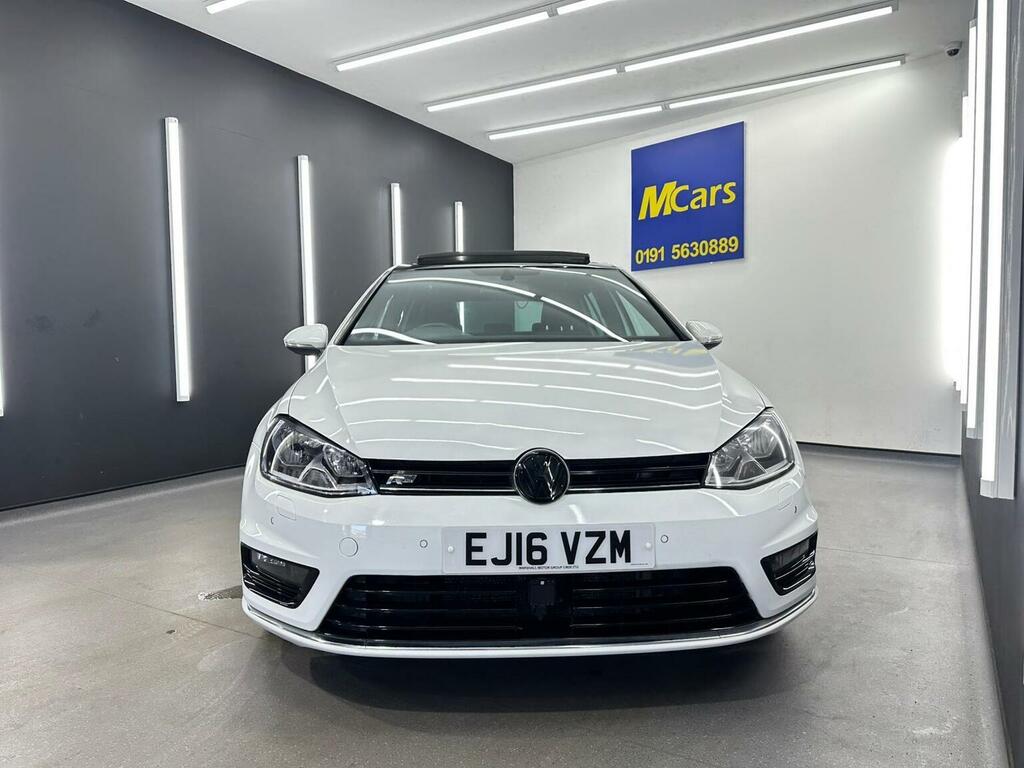 Volkswagen Golf Hatchback 2.0 Tdi Bluemotion Tech R-line Edition E EJ16VZM White #4