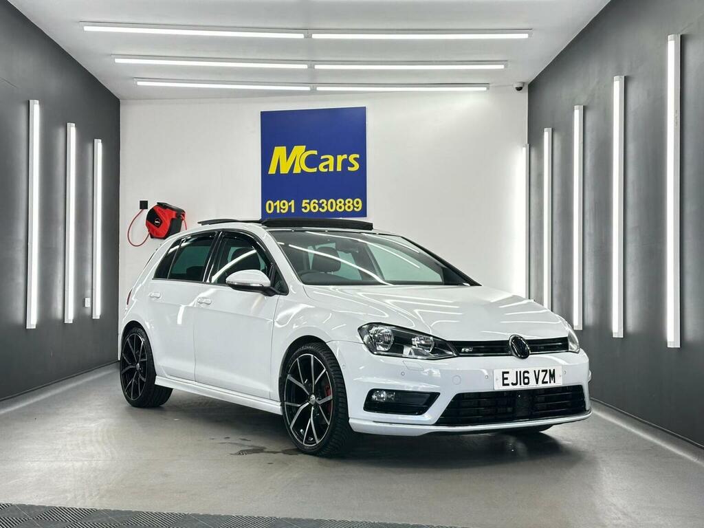 Volkswagen Golf Hatchback 2.0 Tdi Bluemotion Tech R-line Edition E EJ16VZM White #5