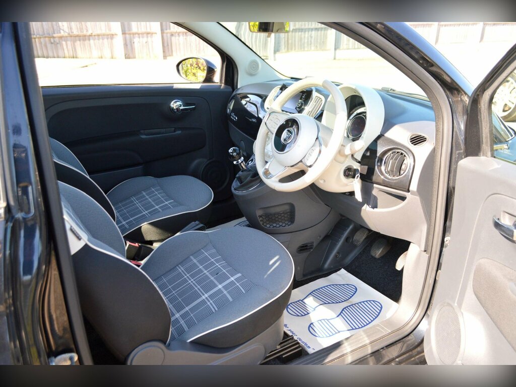 Fiat 500 1.2 Lounge Euro 6 Ss AX17CWE Black #2