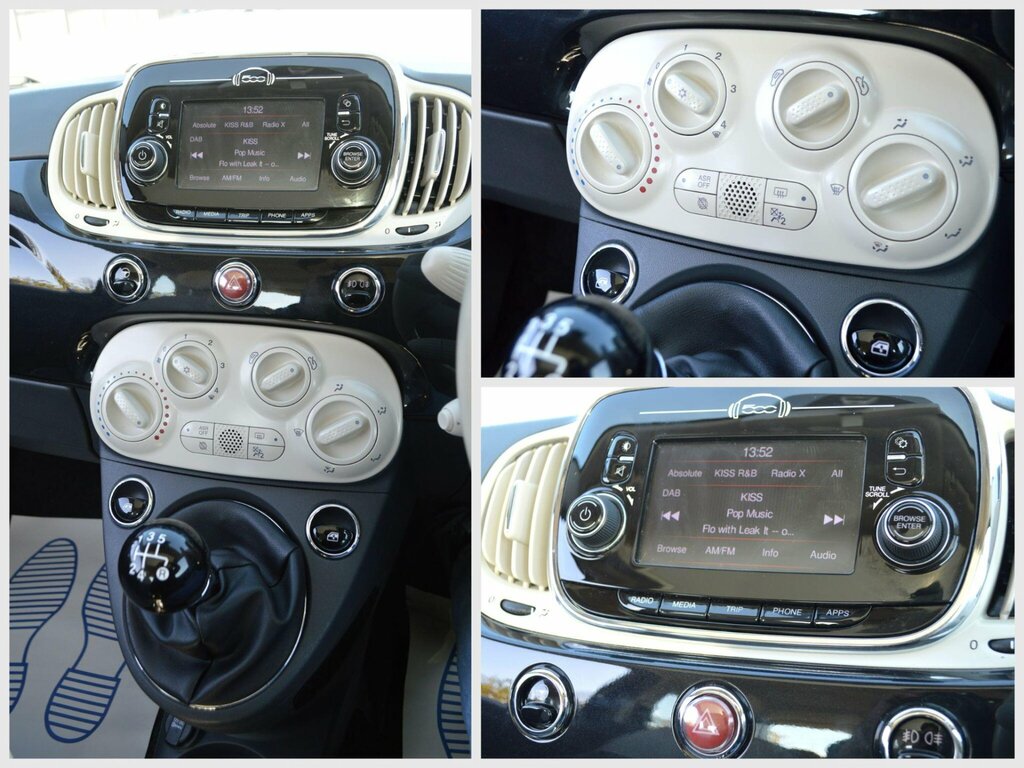 Fiat 500 1.2 Lounge Euro 6 Ss AX17CWE Black #5