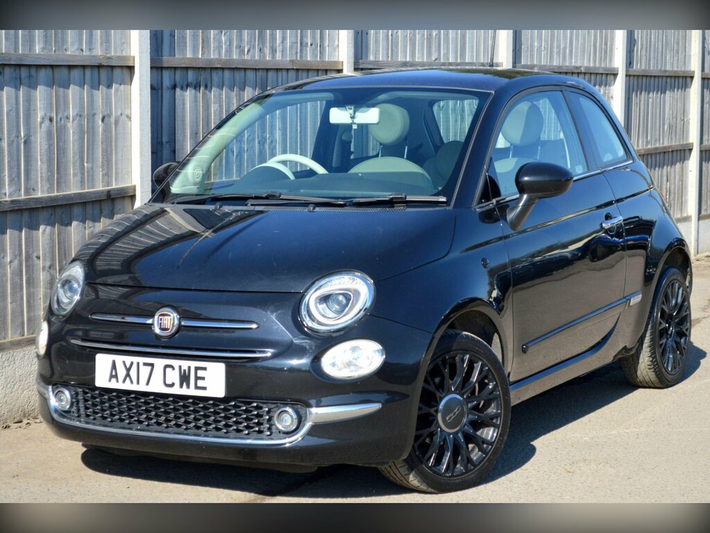 Fiat 500 1.2 Lounge Euro 6 Ss Black