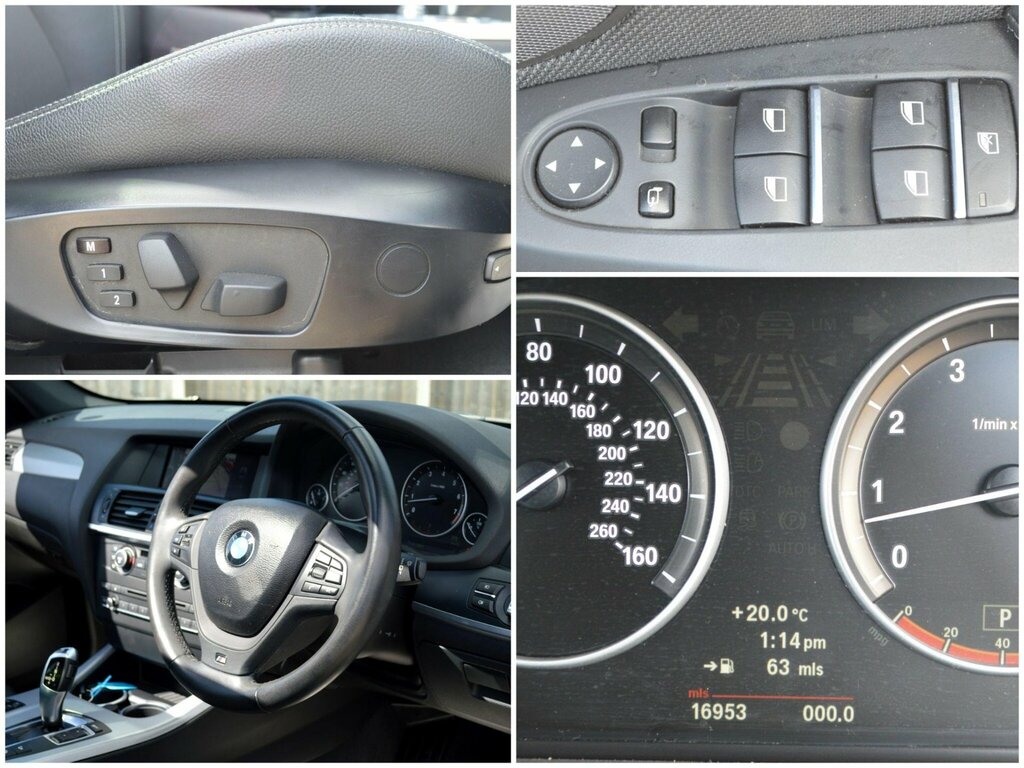 BMW X3 Xdrive 28I M Sports Suv 3.0 LX11KLU Silver #5
