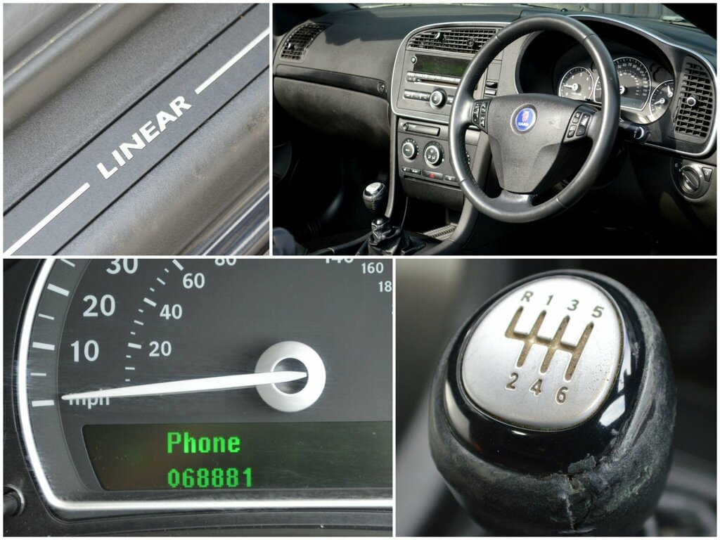 Saab 9-3 1.9 Ttid Linear Se Euro 5 FE11KWA Black #5