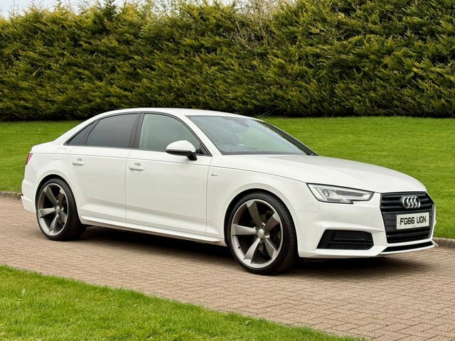 Audi A4 2.0 Tdi S-line Saloon FG66UGN White #5