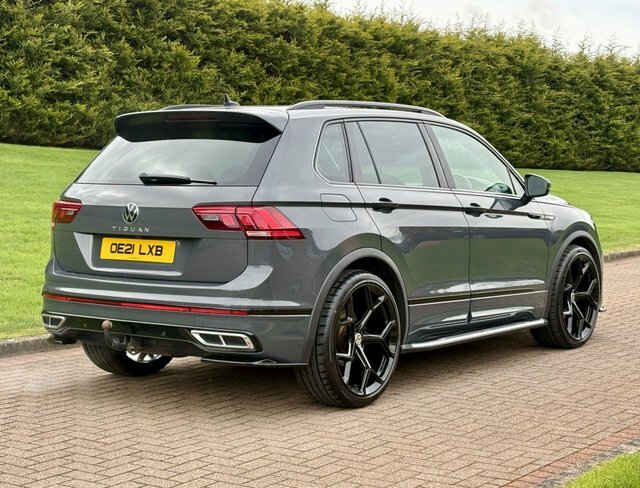 Volkswagen Tiguan 2.0 Tdi R-line Suv OE21LXB Grey #4