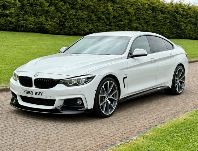 BMW 4 Series Gran Coupe 2.0 420D M Sport YG69BVY White #2