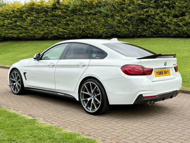 BMW 4 Series Gran Coupe 2.0 420D M Sport YG69BVY White #4