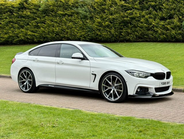 BMW 4 Series Gran Coupe 2.0 420D M Sport YG69BVY White #5