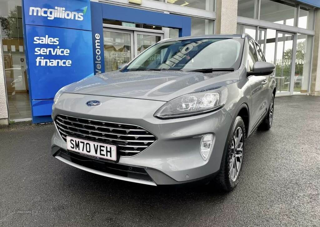 Ford Kuga 1.5 Ecoblue Titanium Edition SM70VEH Silver #2
