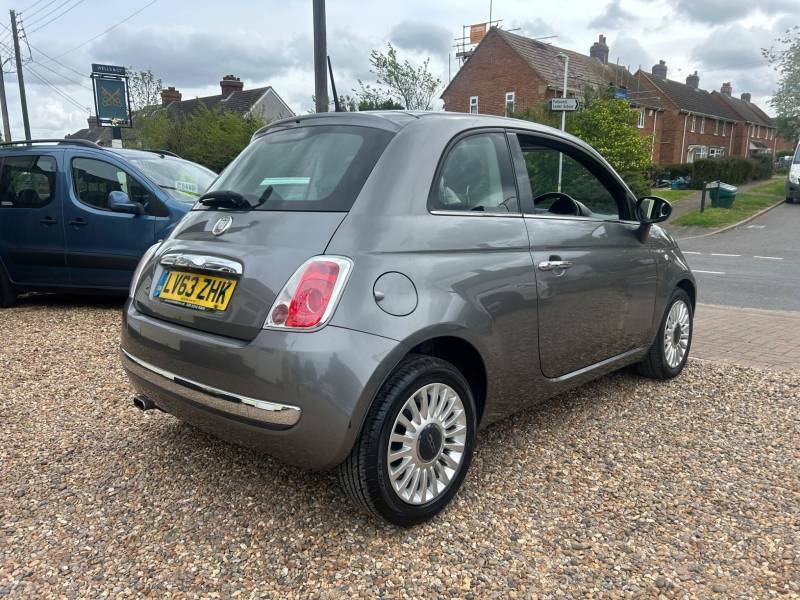 Fiat 500 1.2 Lounge Hatchback Dualogic Euro 6 S LV63ZHK Grey #3