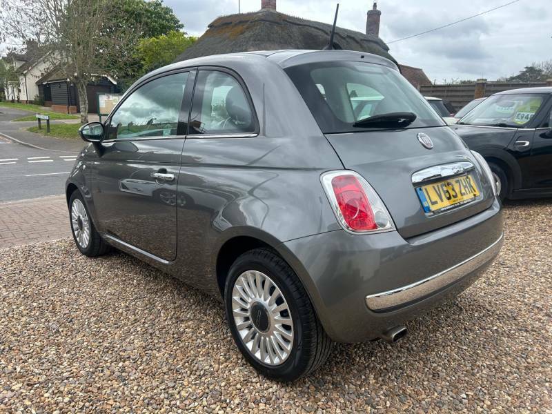Fiat 500 1.2 Lounge Hatchback Dualogic Euro 6 S LV63ZHK Grey #5