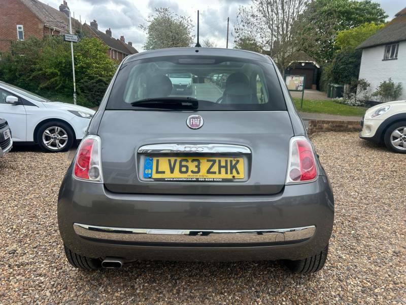 Fiat 500 1.2 Lounge Hatchback Dualogic Euro 6 S LV63ZHK Grey #4