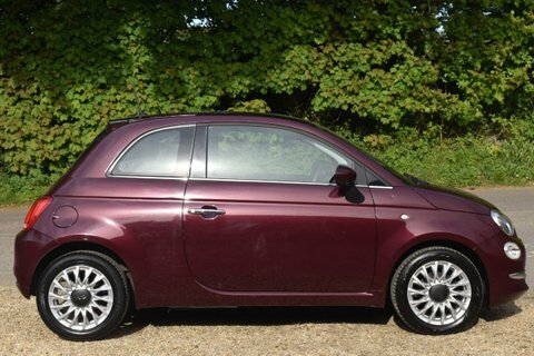 Fiat 500 1.2 Lounge Hatchback YT66MWV Red #3