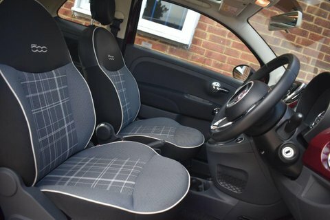 Fiat 500 1.2 Lounge Hatchback YT66MWV Red #6