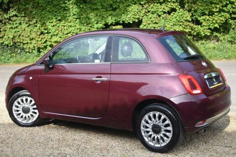 Fiat 500 1.2 Lounge Hatchback YT66MWV Red #2