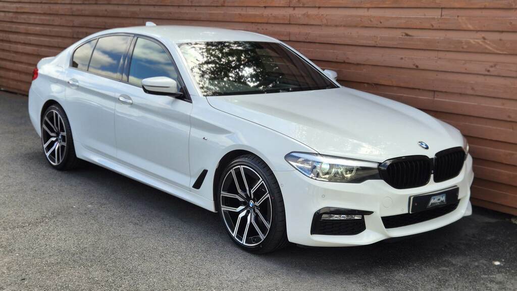 BMW 5 Series 520D Xdrive M Sport VFZ1331 White #5