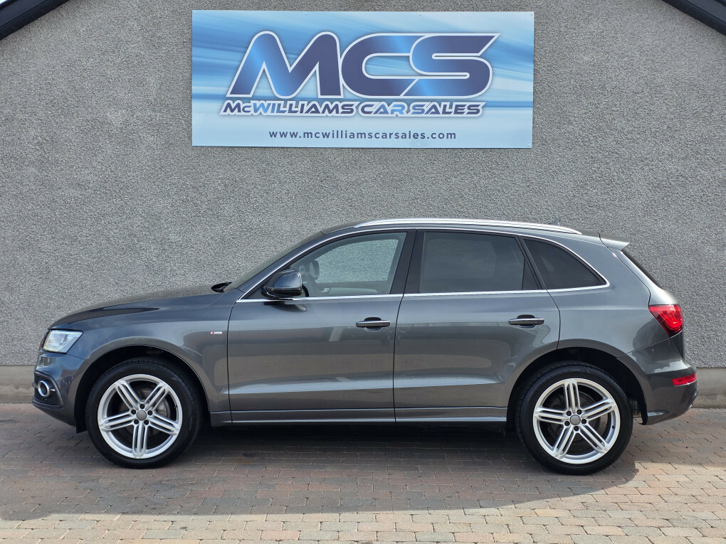 Audi Q5 S Line Tdi Quattro EY65YLO Grey #6