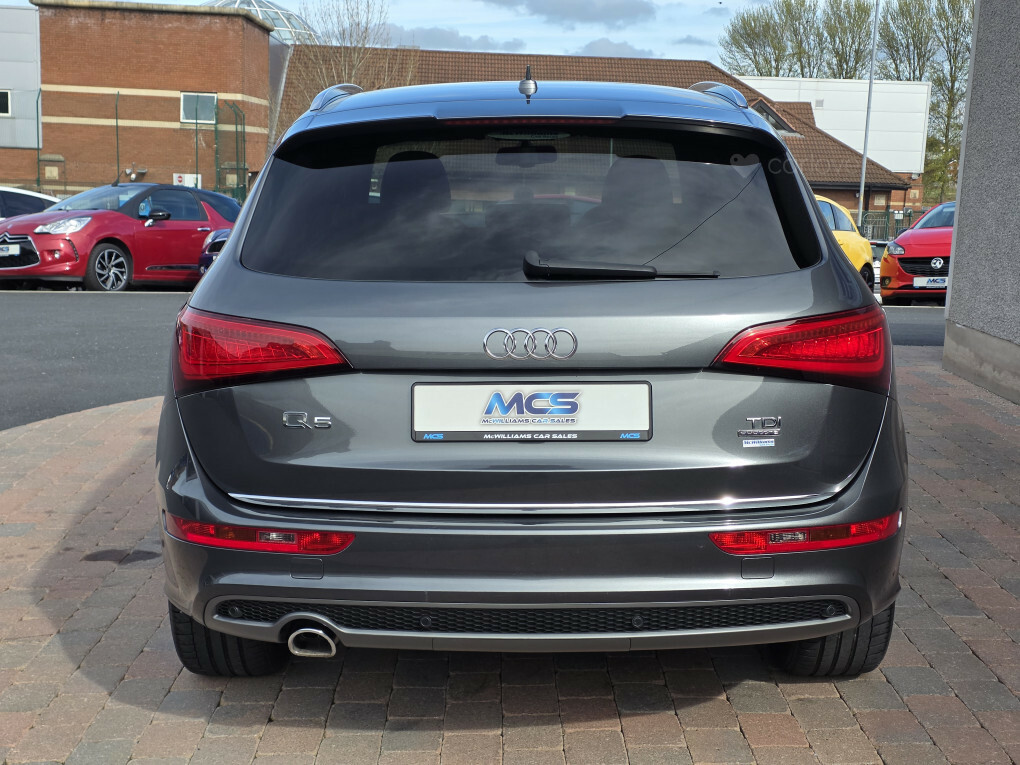 Audi Q5 S Line Tdi Quattro EY65YLO Grey #4