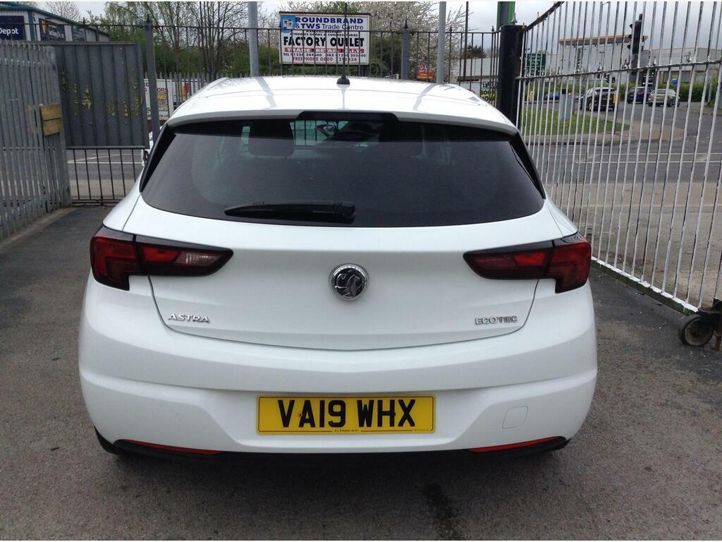 Vauxhall Astra 1.0I Turbo Ecotec Design Euro 6 S S VA19WHX White #5