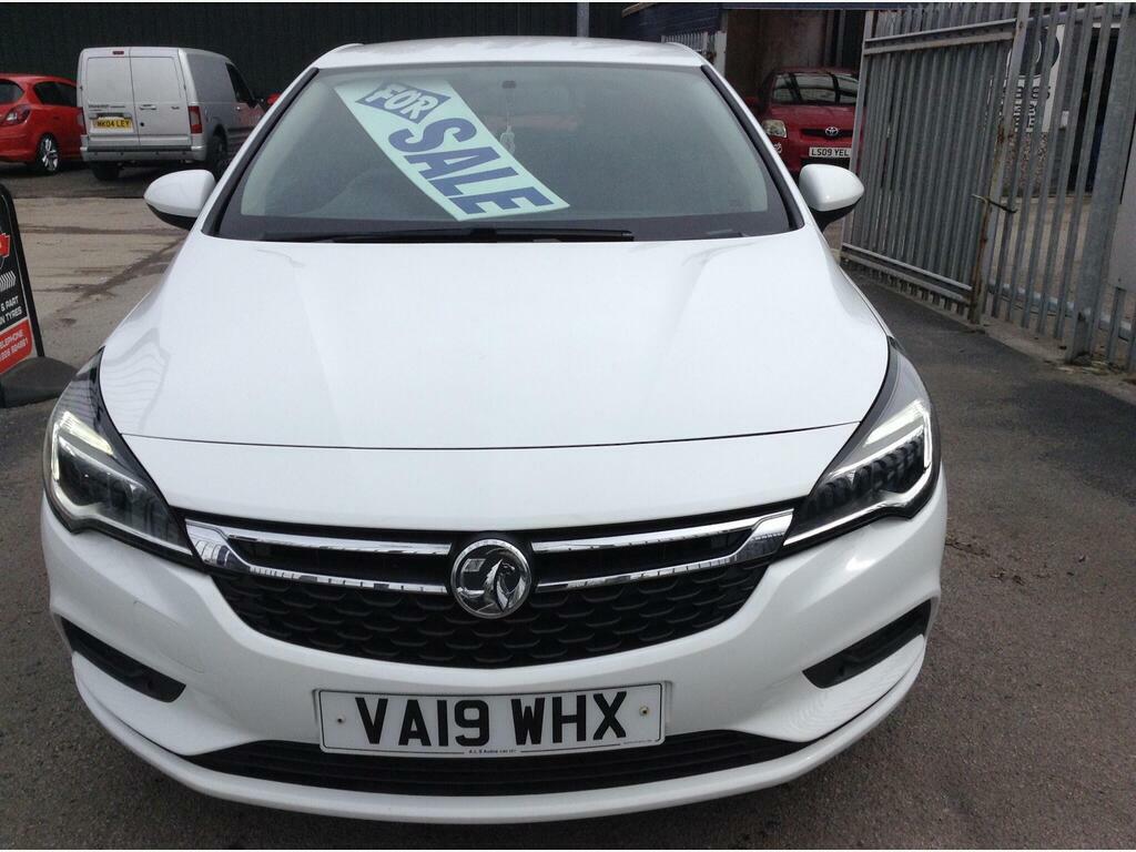 Vauxhall Astra 1.0I Turbo Ecotec Design Euro 6 S S VA19WHX White #2