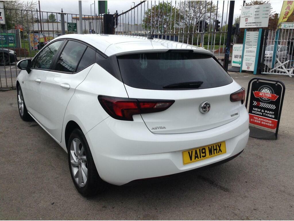 Vauxhall Astra 1.0I Turbo Ecotec Design Euro 6 S S VA19WHX White #4