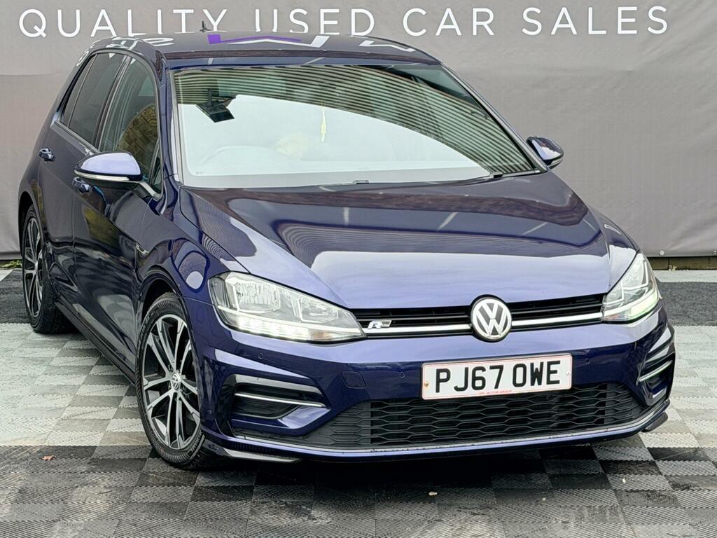 Volkswagen Golf 2.0 Tdi R-line Euro 6 Ss PJ67OWE Blue #2