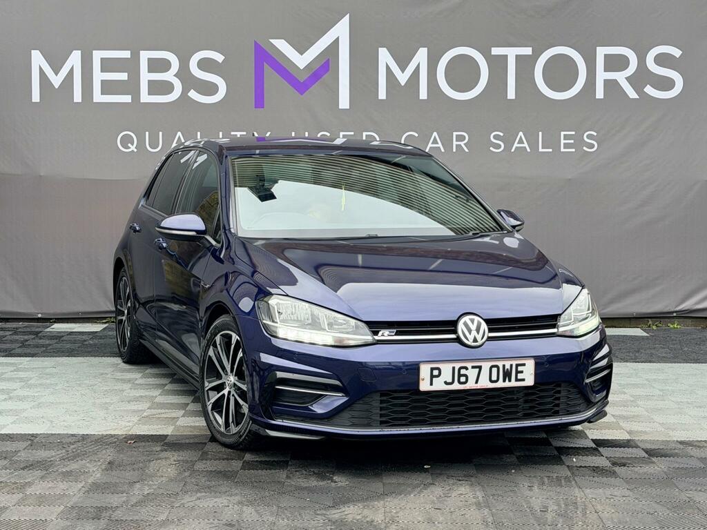 Volkswagen Golf 2.0 Tdi R-line Euro 6 Ss PJ67OWE Blue