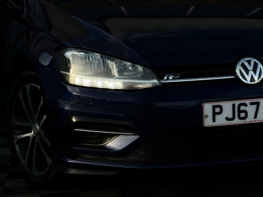 Volkswagen Golf 2.0 Tdi R-line Euro 6 Ss PJ67OWE Blue #4