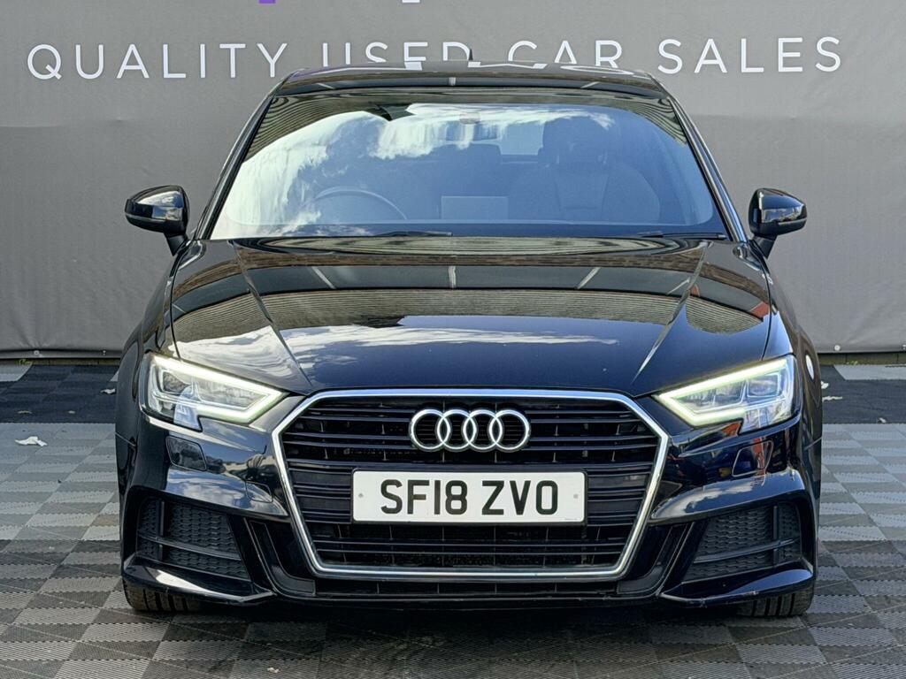 Audi A3 1.0 Tfsi S Line Sportback Euro 6 Ss SF18ZVO Black #3