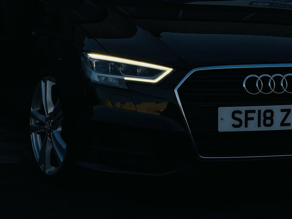 Audi A3 1.0 Tfsi S Line Sportback Euro 6 Ss SF18ZVO Black #4