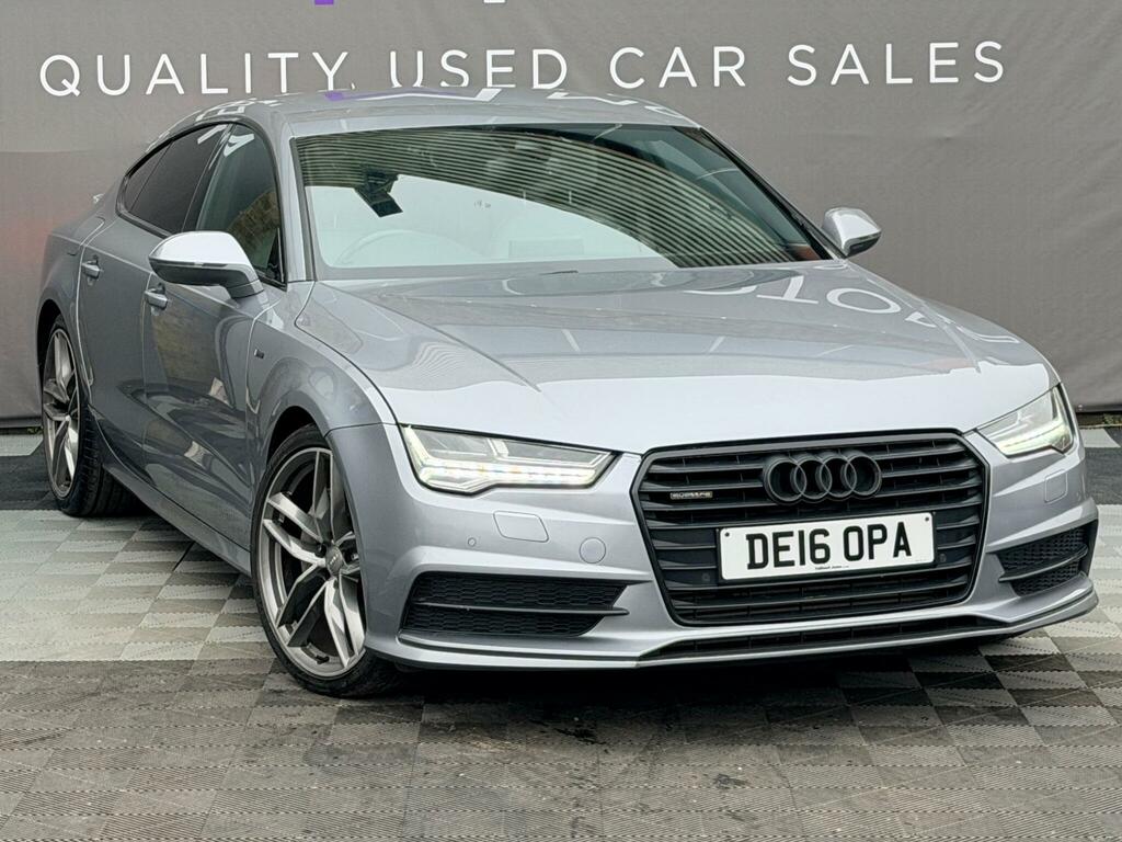 Audi A7 3.0 Tdi V6 Black Edition Sportback S Tronic Quattr DE16OPA Grey #2