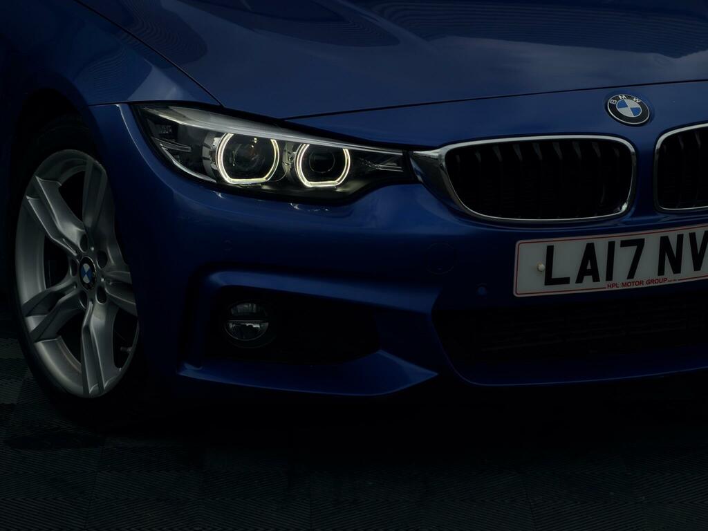 BMW 4 Series Gran Coupe 2.0 420D M Sport Euro 6 Ss LA17NVU Blue #4