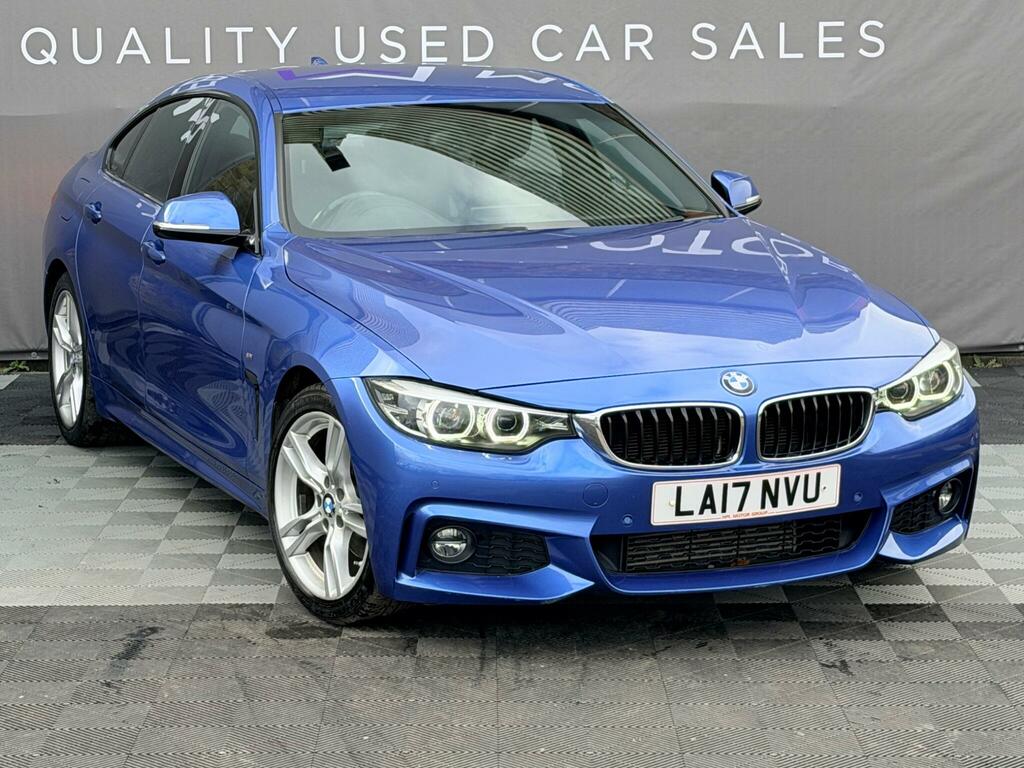 BMW 4 Series Gran Coupe 2.0 420D M Sport Euro 6 Ss LA17NVU Blue #2