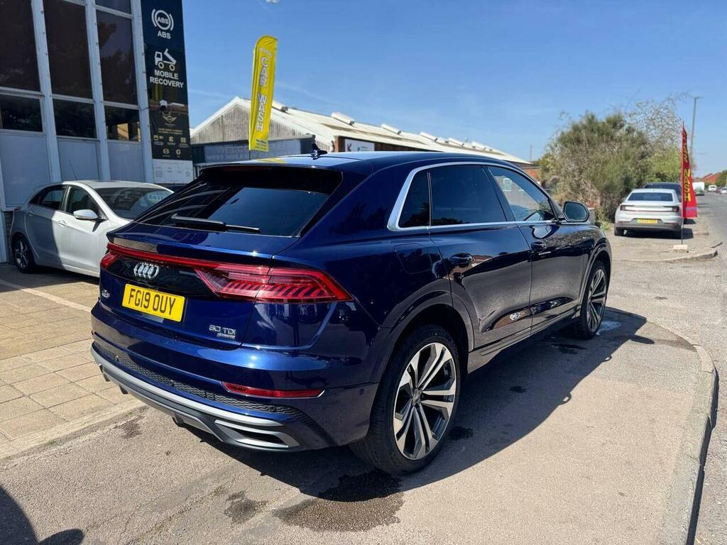 Audi Q8 Suv 3.0 Tdi V6 50 S Line Tiptronic Quattro Euro 6 FG19OUY Blue #4