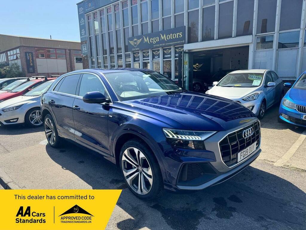 Audi Q8 Suv 3.0 Tdi V6 50 S Line Tiptronic Quattro Euro 6 Blue